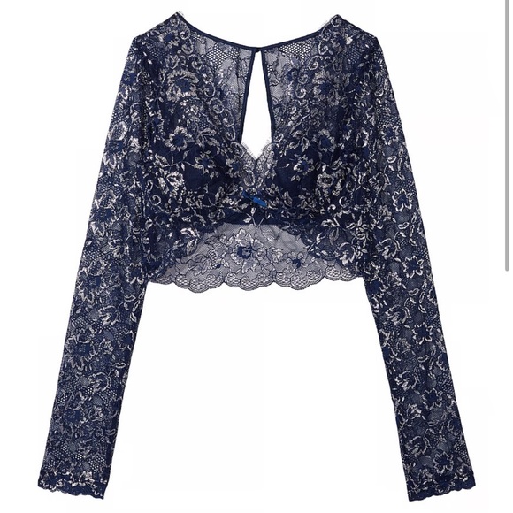 Victoria’s Secret Dream Angels Long Sleeve Lingerie Top - Picture 3 of 11